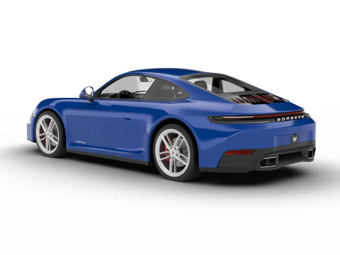 Porsche 911 Carrera T Club Coupe 2026 3D Model
