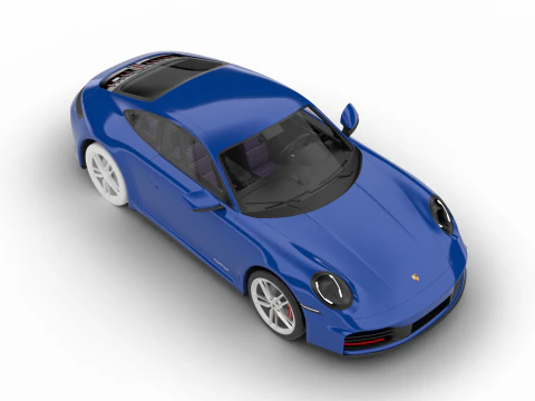 Porsche 911 Carrera T Club Coupe 2026 3D Model