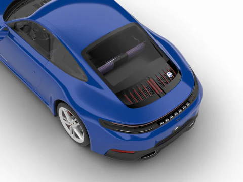 Porsche 911 Carrera T Club Coupe 2026 3D Model