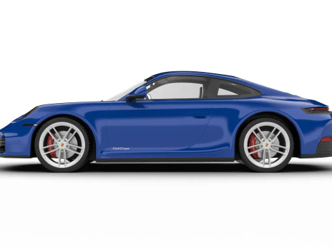 Porsche 911 Carrera T Club Coupe 2026 3D Model