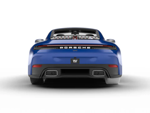 Porsche 911 Carrera T Club Coupe 2026 3D Model