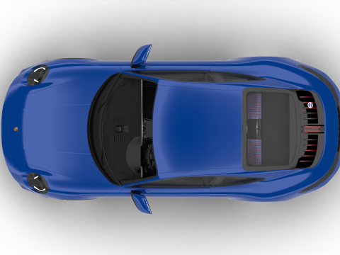 Porsche 911 Carrera T Club Coupe 2026 Model 3D