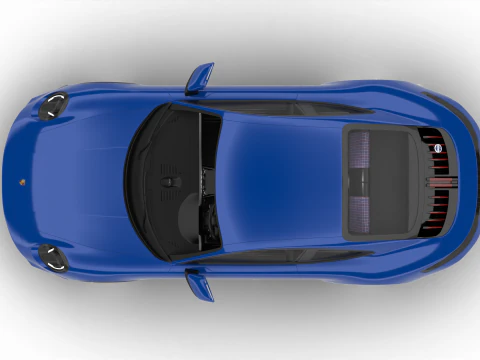 Porsche 911 Carrera T Club Coupe 2026 3D Model