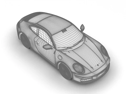 Porsche 911 Carrera T Club Coupe 2026 3D Model