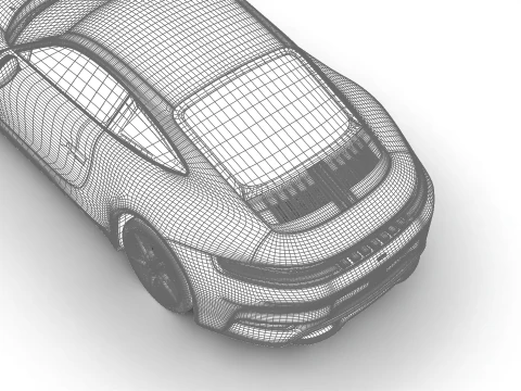 Porsche 911 Carrera T Club Coupe 2026 3D Model