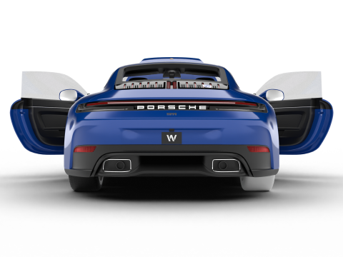Porsche 911 Carrera T Club Coupe 2026 HQ 3Dモデル