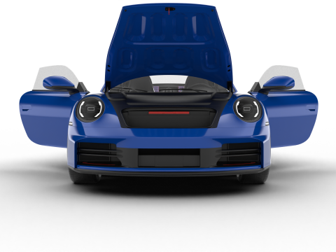 Porsche 911 Carrera T Club Coupe 2026 HQ 3Dモデル