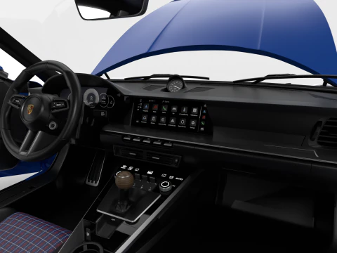 Porsche 911 Carrera T Club Coupe 2026 HQ 3D Модель