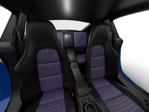 Porsche 911 Carrera T Club Coupe 2026 HQ 3D Модель