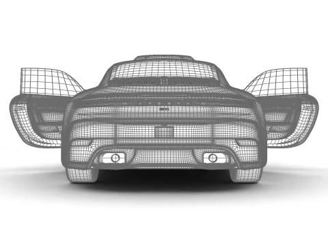 Porsche 911 Carrera T Club Coupe 2026 HQ 3D Модель