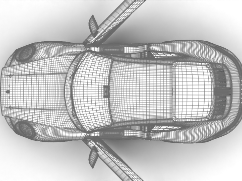 Porsche 911 Carrera T Club Coupe 2026 HQ 3Dモデル