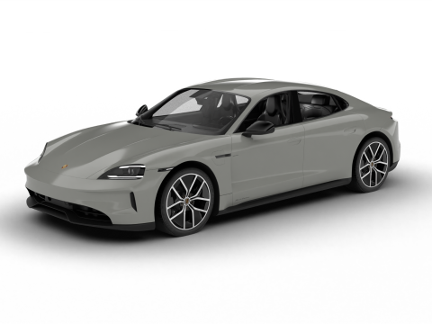 Porsche Taycan 4S Black Edition 2026 Model 3D