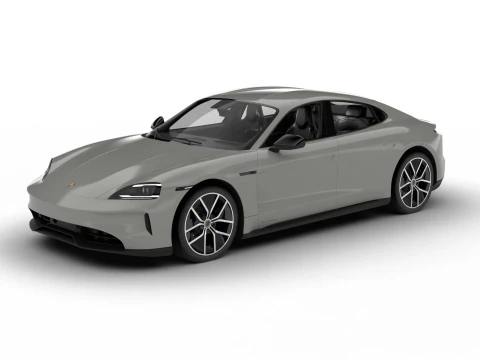 Porsche Taycan 4S Black Edition 2026 3D Model
