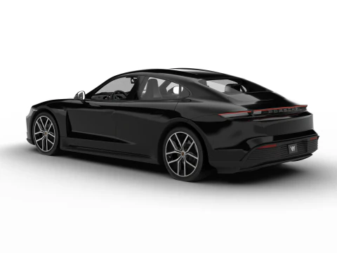 Porsche Taycan 4S Black Edition 2026 3D Model