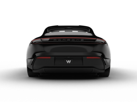 Porsche Taycan 4S Black Edition 2026 Model 3D