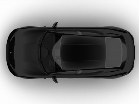 Porsche Taycan 4S Black Edition 2026 Model 3D