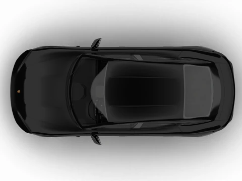 Porsche Taycan 4S Black Edition 2026 3D Model