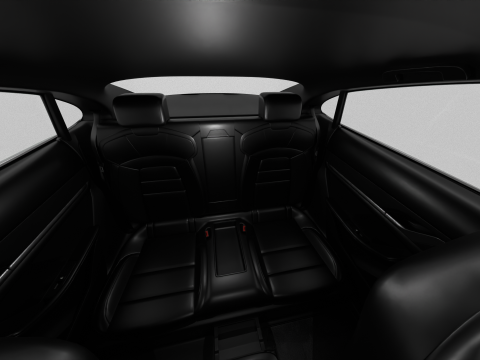 Porsche Taycan 4S Black Edition 2026 Model 3D