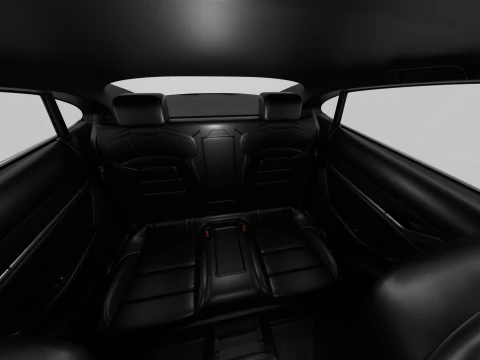 Porsche Taycan 4S Black Edition 2026 3D Model