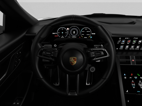 Porsche Taycan 4S Black Edition 2026 Model 3D