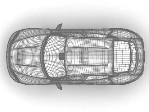 Porsche Taycan 4S Black Edition 2026 3D Model