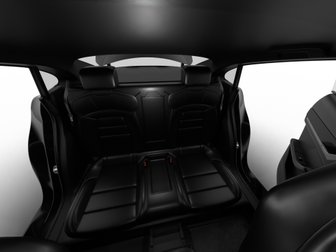 Porsche Taycan 4S Black Edition 2026 HQ 3D Modell