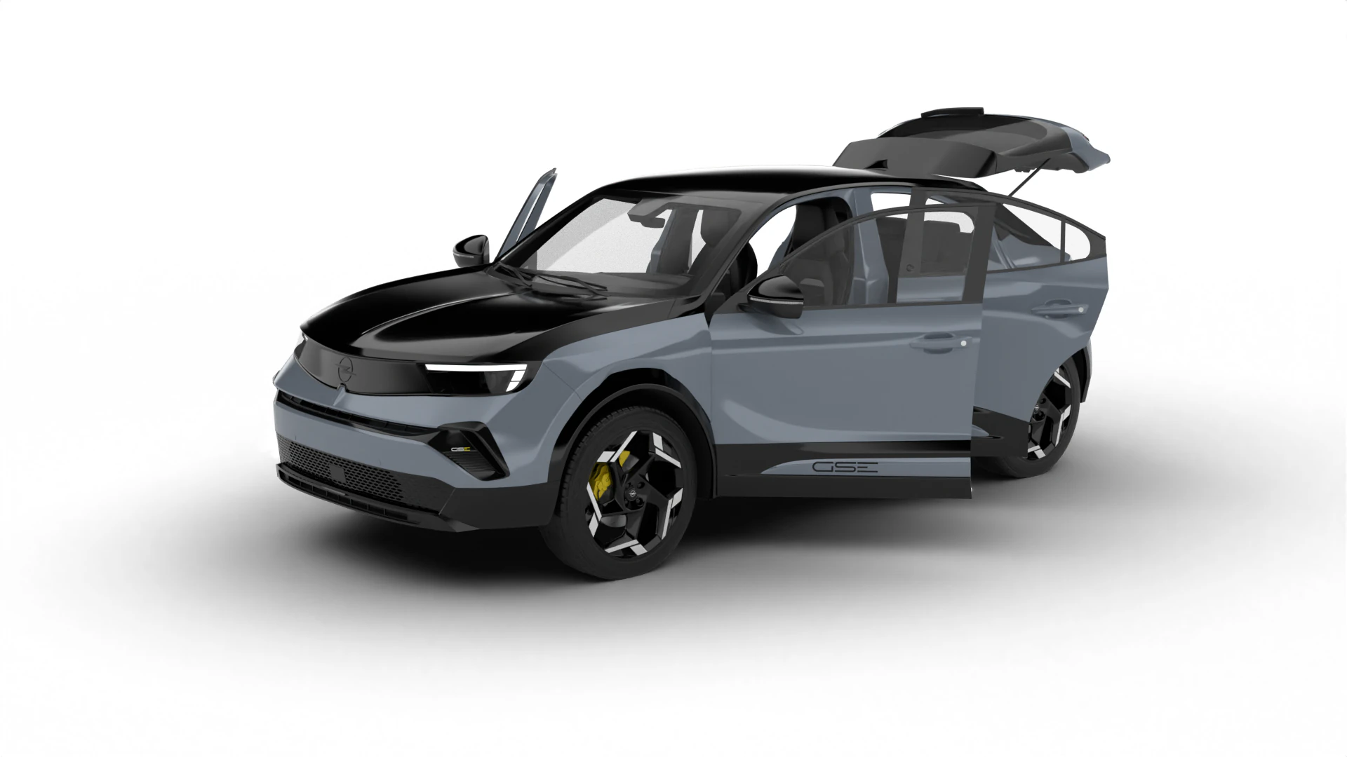 Opel Mokka GSE HQ 3D Model .c4d .max .obj .3ds .fbx .stl .blend 