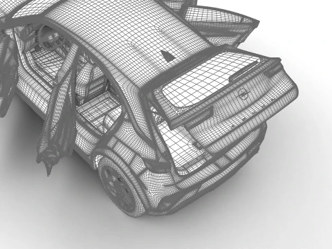 Opel Mokka GSE HQ 3D Model