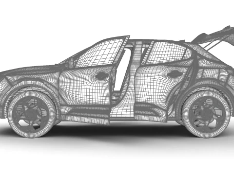 Opel Mokka GSE HQ 3D Model