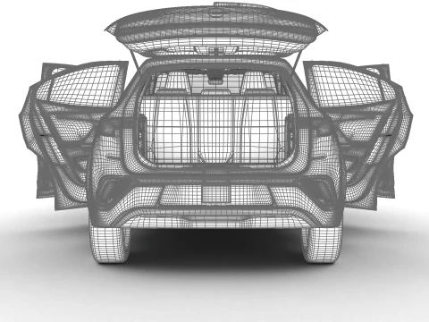 Opel Mokka GSE HQ 3D Model