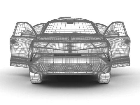 Opel Mokka GSE HQ 3D Model