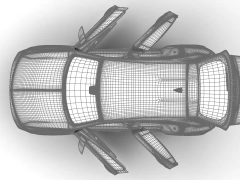 Opel Mokka GSE HQ 3D Model