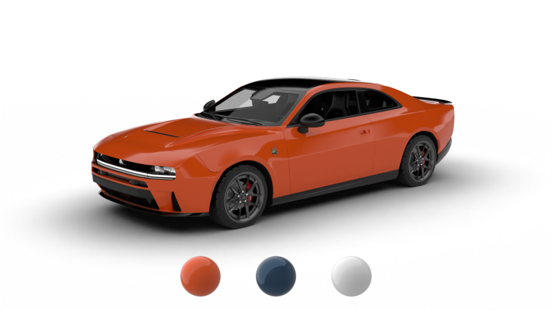 Dodge Charger Scat Pack SIXPACK 2026 Model 3D .c4d .max .obj .3ds .fbx .stl .blend