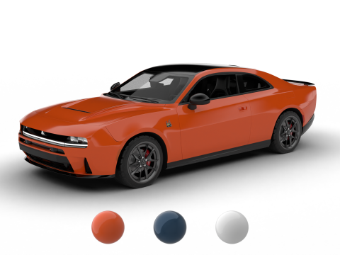 Dodge Charger Scat Pack SIXPACK 2026 3D Model