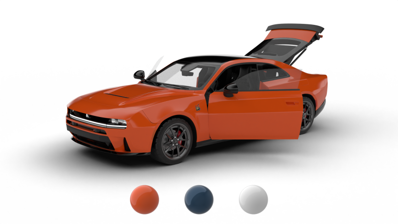 Dodge Charger Scat Pack SIXPACK 2026 HQ 3D 모델 .c4d .max .obj .3ds .fbx .stl .blend