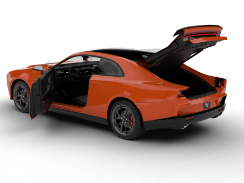 Dodge Charger Scat Pack SIXPACK 2026 HQ 3D 모델