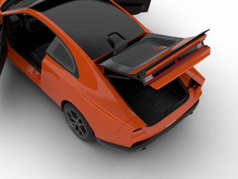 Dodge Charger Scat Pack SIXPACK 2026 HQ 3D 모델