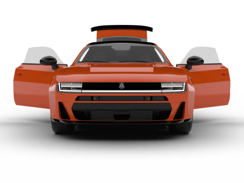 Dodge Charger Scat Pack SIXPACK 2026 HQ 3D 모델
