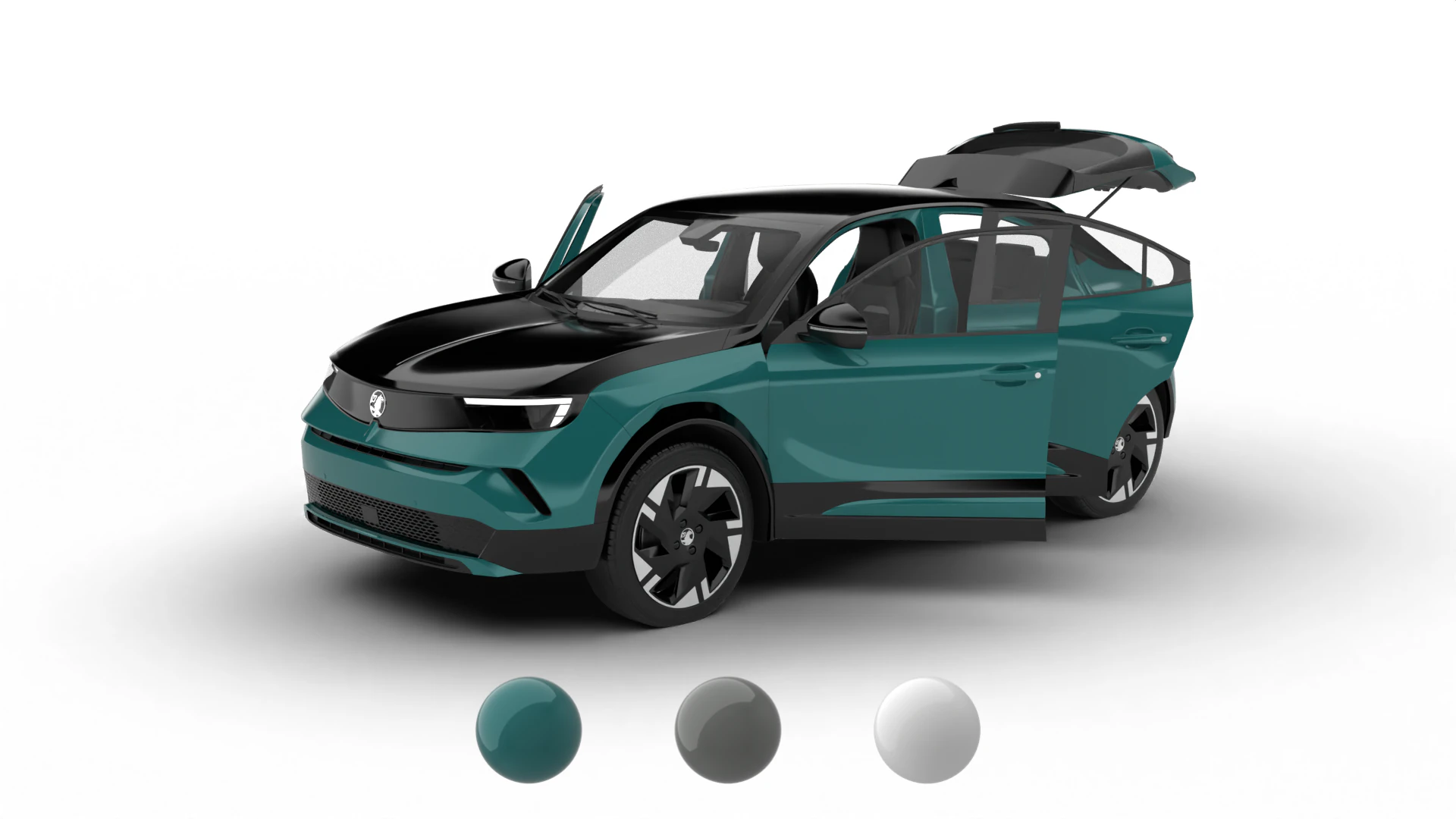 Vauxhall Mokka 2026 HQ 3D Model .c4d .max .obj .3ds .fbx .stl .blend 