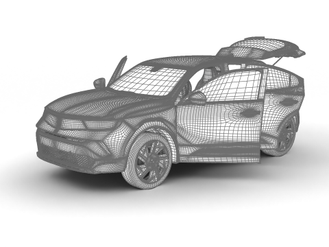 Vauxhall Mokka 2026 HQ 3D Модель