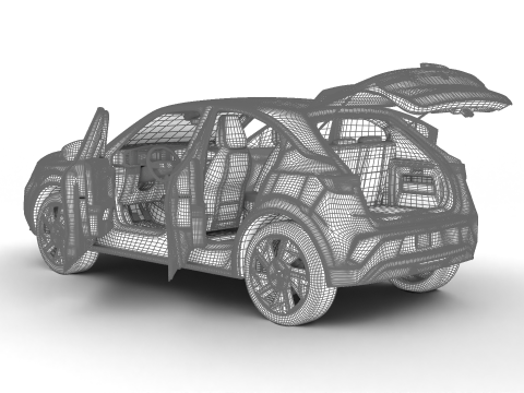 Vauxhall Mokka 2026 HQ 3D Модель