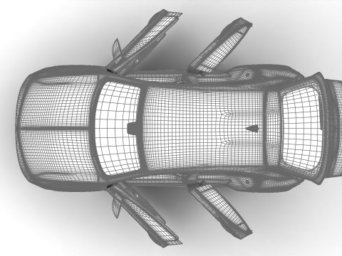 Vauxhall Mokka 2026 HQ 3D Модель