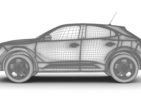 Opel Mokka-e 2021 Model 3D