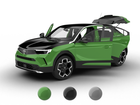 Opel Mokka-e 2021 HQ Model 3D