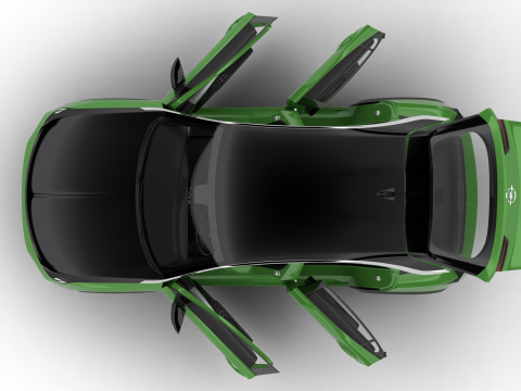 Opel Mokka-e 2021 HQ Model 3D