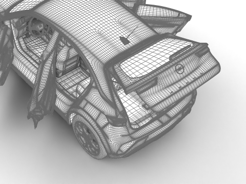 Opel Mokka-e 2021 HQ Model 3D