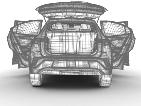 Opel Mokka-e 2021 HQ Model 3D