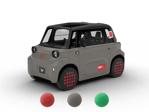 Citroen Ami 2025 Model 3D