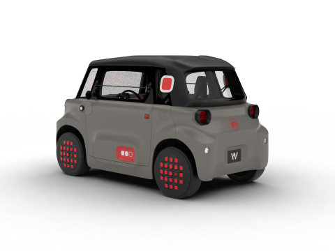 Citroen Ami 2025 3D Модель