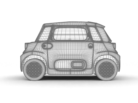 Citroen Ami 2025 3D Модель